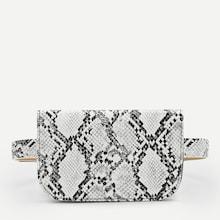 Shein Random Snakeskin Print Bum Bag