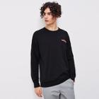 Shein Men Letter Embroidered Solid Sweatshirt