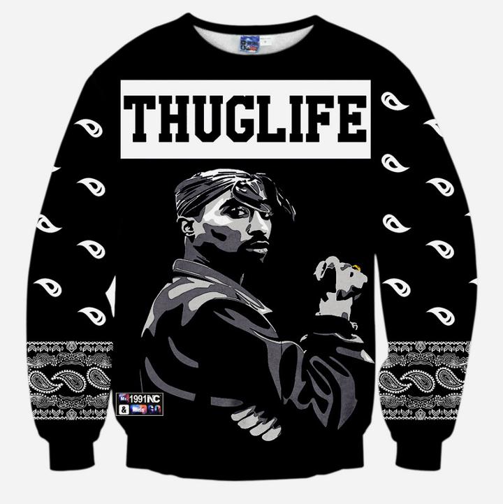 Shein 3d Character Graffiti Sweatshirts