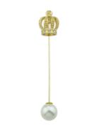 Shein Crown Pearl T-shirt Fashion Atmosphere Brooch