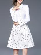 Shein Wifi Print A-line Dress