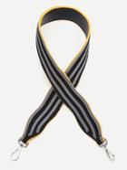 Shein Black Striped Pu Bag Strap
