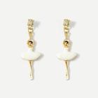 Shein Dancing Girl Design Drop Earrings
