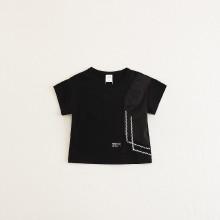 Shein Boys Contrast Panel Tee