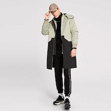 Shein Men Cut And Sew Zipper Coat