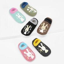 Shein Toddler Girls Random Color Cartoon Socks 3pairs