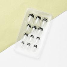 Shein Polka Dot Design False Nail 12pcs