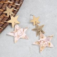 Shein Dangle Star Trio Earrings