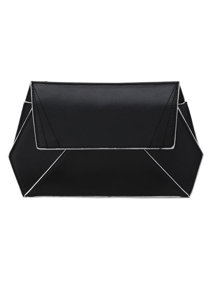 Shein Contrast Trim Geometric Envelope Bag