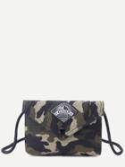 Shein Camouflage Faux Leather Envelope Bag