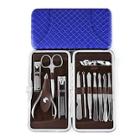 Shein Stainless Steel Nail Clipper Set With Case 13pcs