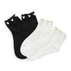 Shein Faux Pearl Decorated Socks 2pairs
