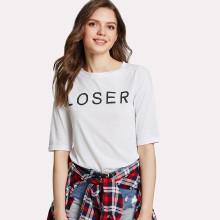 Shein Loser Print Tee