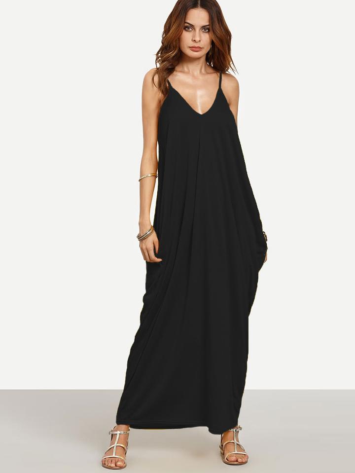 Shein V-neckline Cocoon Cami Dress