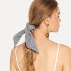 Shein Gingham Knot Hair Tie