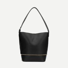 Shein Beads Detail Pu Shoulder Bag