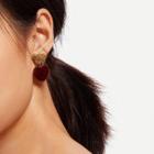 Shein Bear And Heart Detail Detachable Earrings