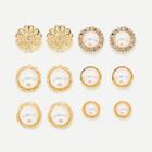 Shein Faux Pearl Decorated Stud Earring Set