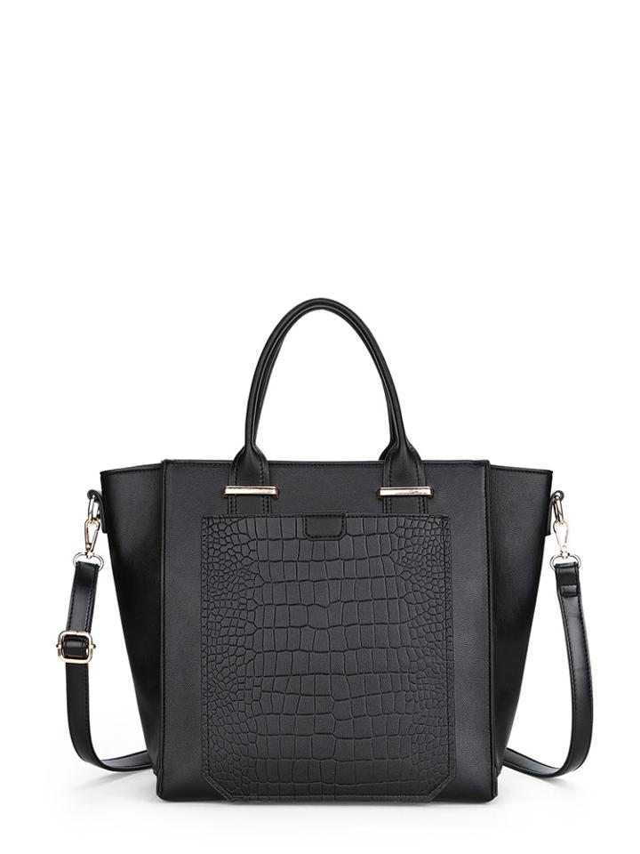 Shein Croc Embossed Winged Bag