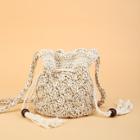 Shein Double Tassel Drawstring Crossbody Bag