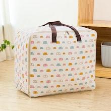 Shein Bear Overlay Print Large Storage Bag