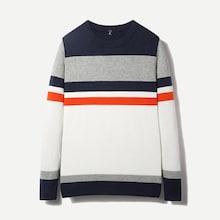 Shein Men Colorblock Striped Jumper