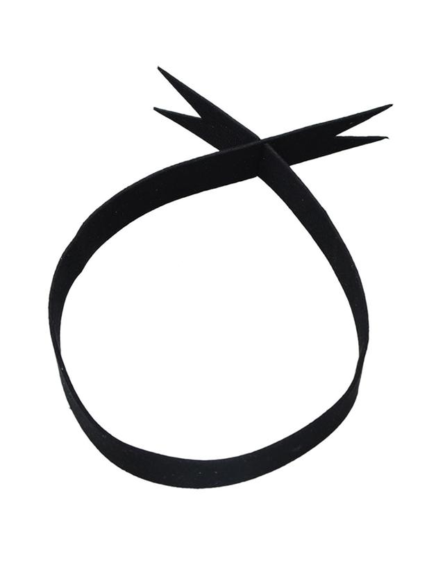 Shein Latest Black Pu Leather Wide Choker Necklace