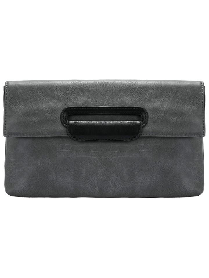 Shein Grey Classical Pu Satchel Bag