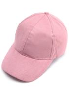 Shein Pink Suede Baseball Cap
