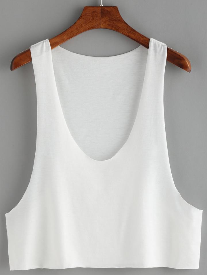 Shein Scoop Neck Tank Top
