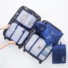 Shein Letter Print Travel Storage Bag 7pcs