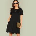 Shein Tassel Hem Tunic Dress