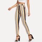 Shein Wide Waist Striped Pants