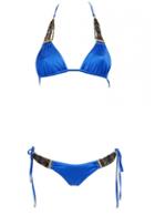 Rosewe Halter Neck Blue Two Pieces Bikini