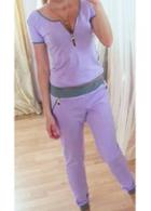 Rosewe Zip Closure Top And Elastic Waist Pants
