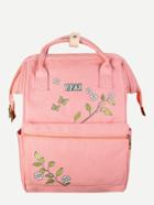 Shein Floral Embroidered Square Backpack