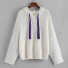 Shein Plus Drawstring Hoodie Jumper