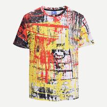 Shein Men Paint Drip Print Tee