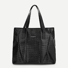 Shein Weave Design Tote Bag
