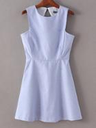 Shein Light Purple Cutaway Cut Out Back Zipper Dress