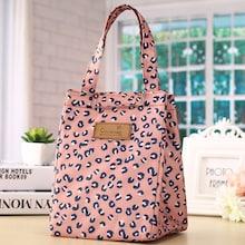 Shein Leopard Print Insulated Lunch Storage Bag