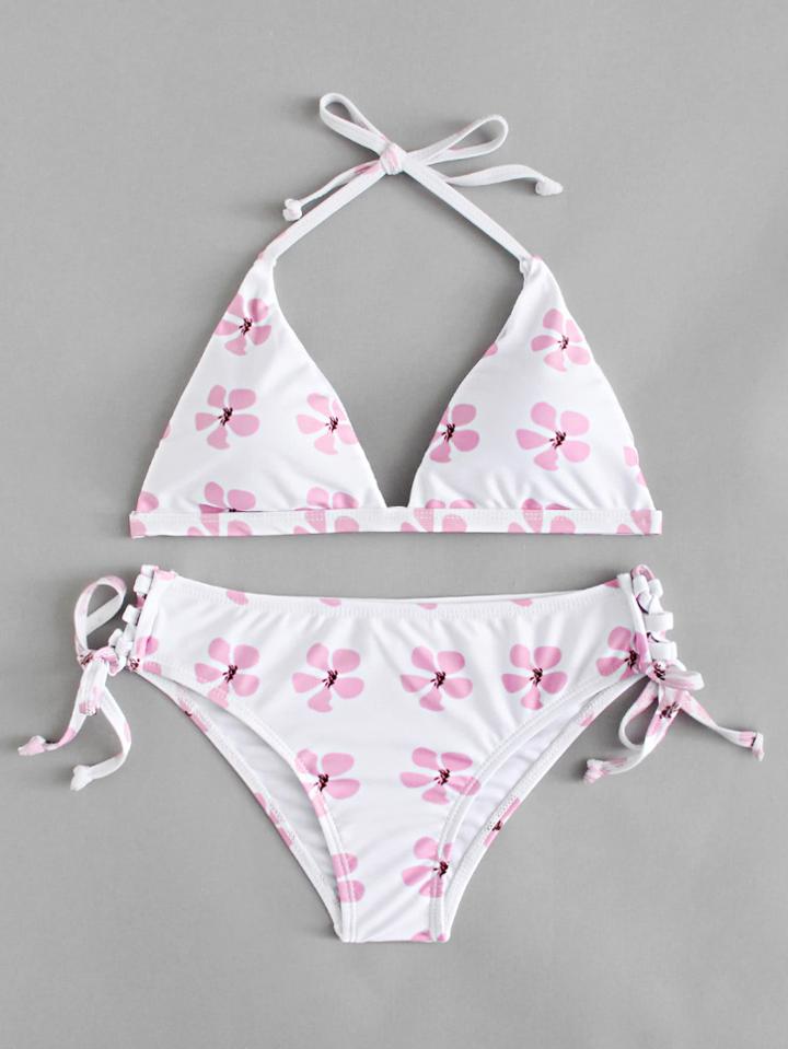 Shein Calico Print Bikini Set