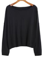 Shein Bat Sleeve Loose T-shirt