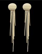 Shein Gold Plated Long Chain Earrings