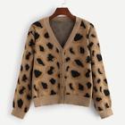 Shein Button Up Leopard Coat