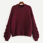 Shein Plus Solid Lantern Sleeve Jumper