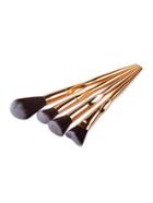 Shein Gold Makeup Brush Set 4pcs