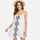 Shein Embroidered Cami Dress