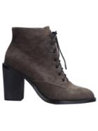 Shein Army Green Lace Up High Heeled Boots