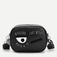 Shein Metal Ring Design Eye Patched Crossbody Bag